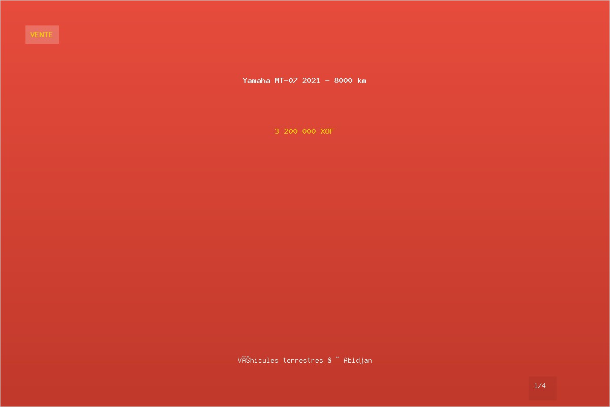 Yamaha MT-07 2021 - 8000 km