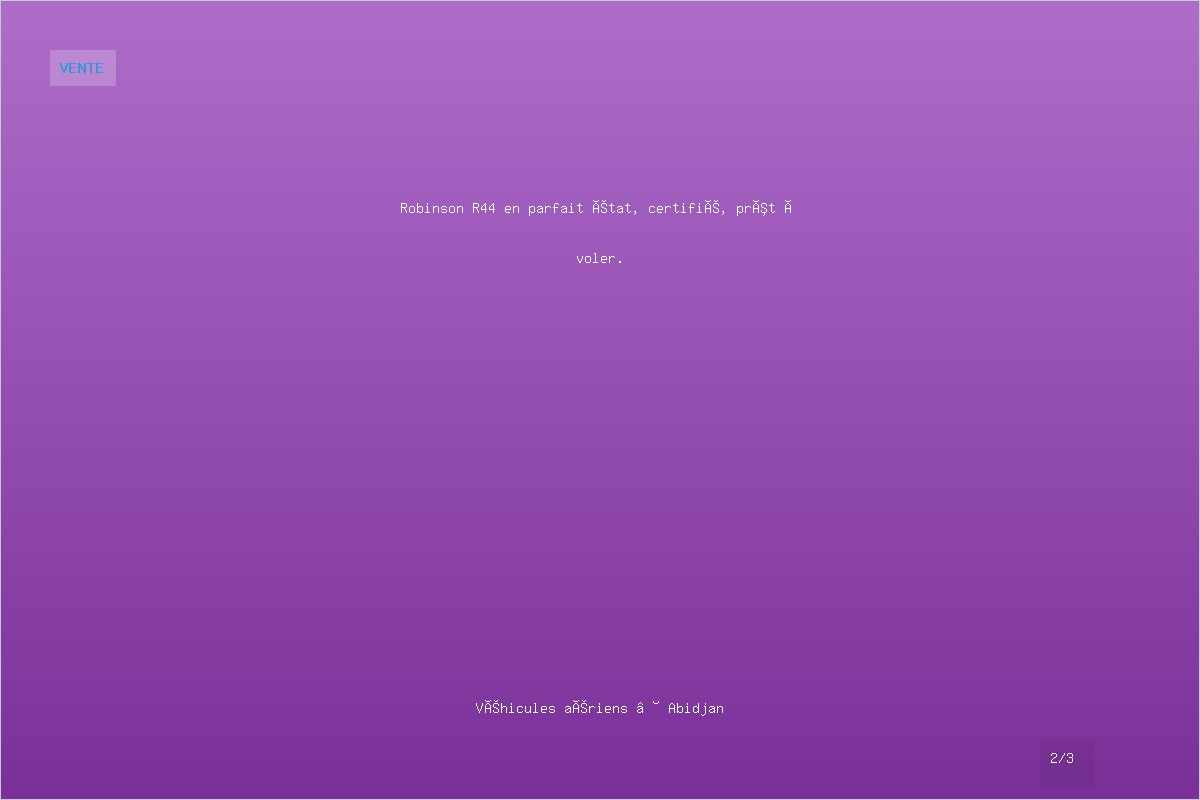 Hélicoptère Robinson R44 - Vente - Image 2